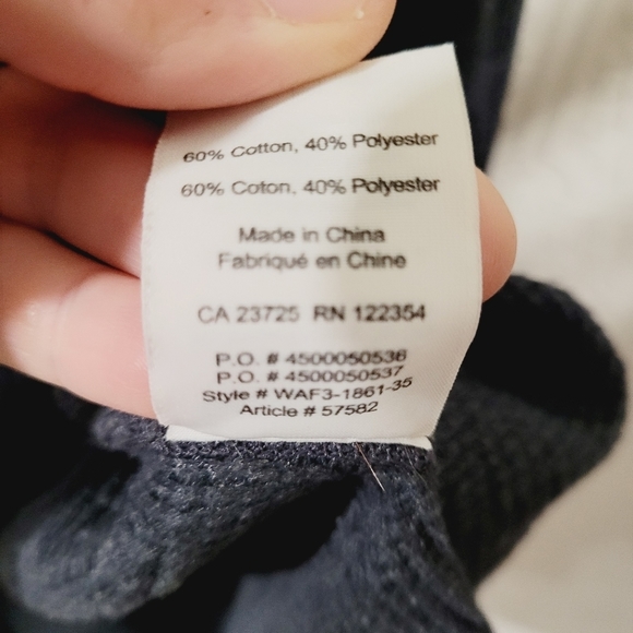 TNA Dark Gray Hoodie Sweatshirt - Picture 3 of 6